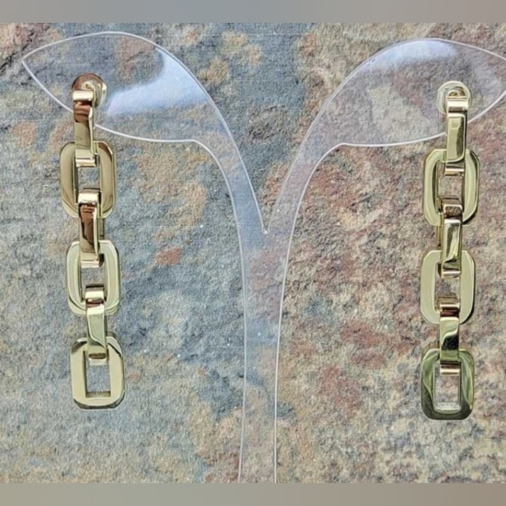 Eddie Borgo Chain Link Earrings - Picture 3 of 6